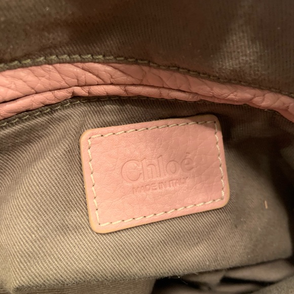 Chloe Pink Marcie Medium Satchel Crossbody Bag - Picture 3 of 7